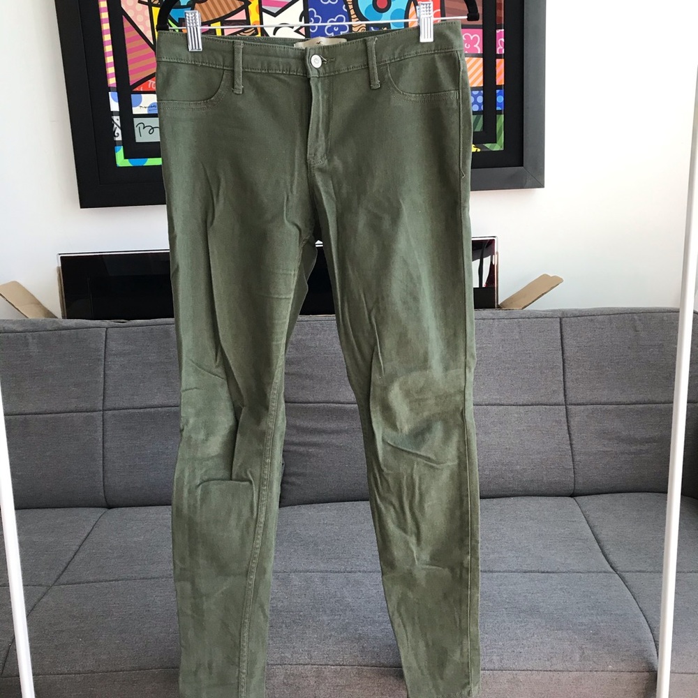 Hollister Green Jeans